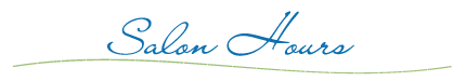 Grand Avenue Hair Club available salon hours